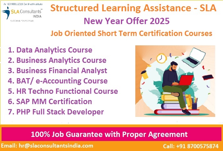 Business Analyst Course in Delhi, 110005, Top Google Rated [100% Job] SLA Consultants India, Free Data Science Training Course, “Republic Day Offer 2025”